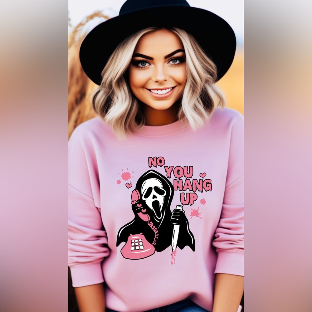 No, You Hang Up Scream Crewneck